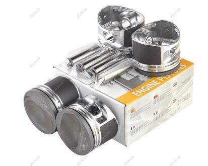 Поршень двигателя ЗАЗ 1102 1.2 (72,50) (+0.50) (поршень, палец) анодированные (к-т 4 шт.) OEM 2457-1004015-3-OEM-An