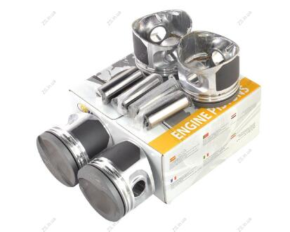 Поршень двигателя ВАЗ 2108-099 1,3 (76,4) (поршень, палец) анодированные (к-т 4 шт.) OEM 21081-1004015-22-OEM-An