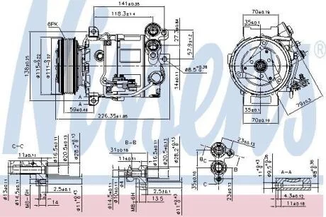 Компресор кондиціонера Nissens 89465