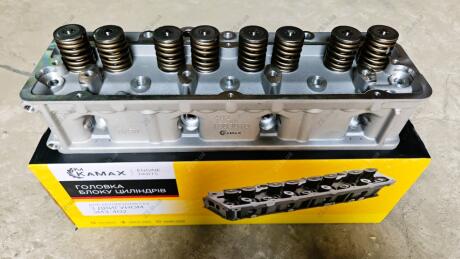 Головка блока 402 (с клапанами) ГАЗ 2410,3302 Газель, Волга (А-76) (KAMAX) ZS 402.1003007 (4021)