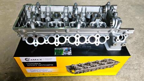 Головка блока 405,406 ГАЗЕЛЬ с клапан., ТРЕХОПОРНАЯ (KAMAX) ZS 406-1003007-40-3 СБ