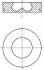 Поршень з кільцями FORD 90.4 TRANSIT 2.4 TDCI 2004- (MAHLE) Knecht/Mahle 013 PI 00107 002 (фото 1)
