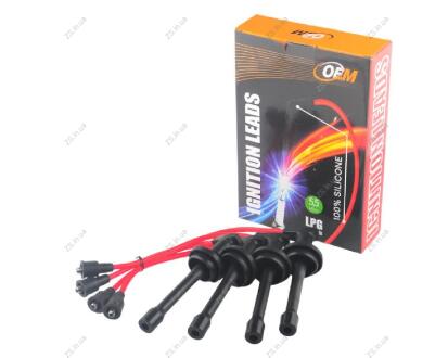 Провод высоковольтный ГАЗ дв. ЗМЗ 406 с наконеч. к-т, силикон OEM 406-3707080-OEM