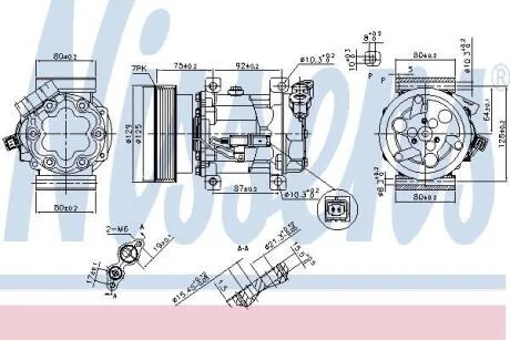 Компресор кондицiонера Nissens 89372