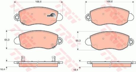 Гальмівні колодки TRW GDB1424