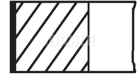Комплект кілець на поршень Knecht/Mahle 011RS001010N0