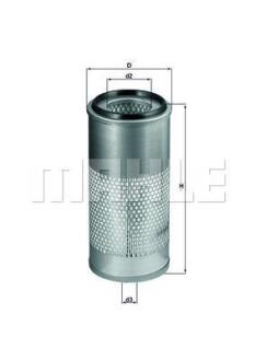 Повітряний фільтр Knecht/Mahle LX952
