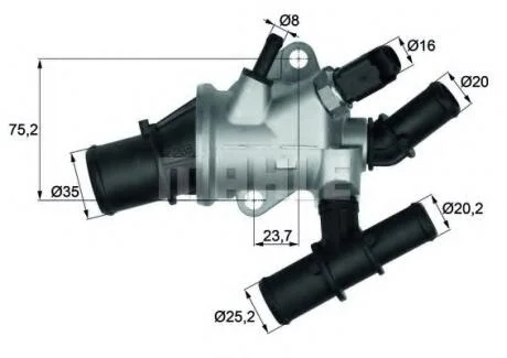 Термостат Knecht/Mahle TI 162 88