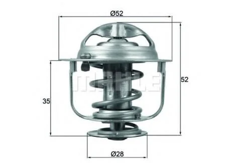 Термостат Knecht/Mahle TX 165 88 D