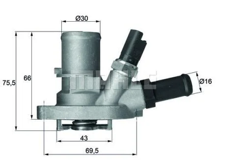 Термостат Knecht/Mahle TI 149 88