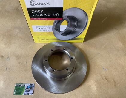 Диск тормозной ГАЗ-3302 ГАЗель передний (D=104 мм) (KAMAX) China 3302-3501077