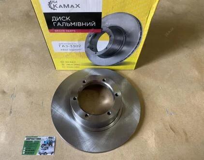 Диск тормозной ГАЗ-3302 ГАЗель передний (D=104 мм) (KAMAX) China 3302-3501077