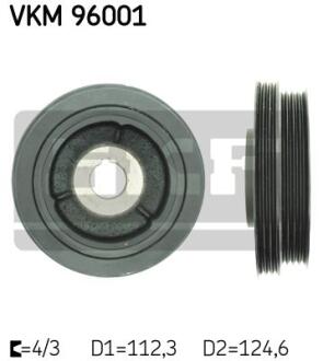 Шків ременя генератора SKF VKM 96001