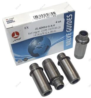 Втулка клапану АМР ВАЗ-2108/ЗМЗ-406 випуск (4шт/14,25х8,02х38) AMP JLAD014-G-S-3