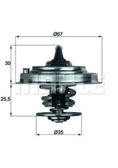 Термостат Knecht/Mahle TX 34 87 D