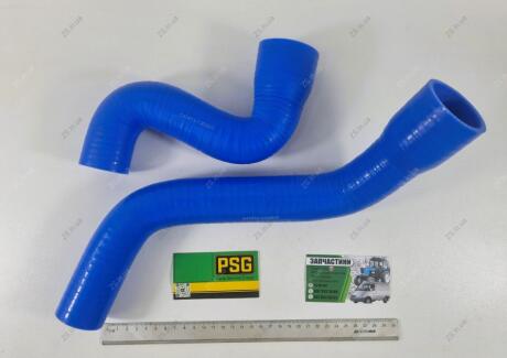 Патрубки радіатора ГАЗон NEXT дв. ЯМЗ (к-т 2шт) синій PSG C41R31-1303010/25
