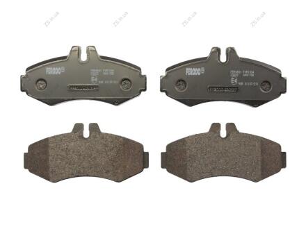 Комплект гальмівних колодок з 4 шт. дисків FERODO FVR1304