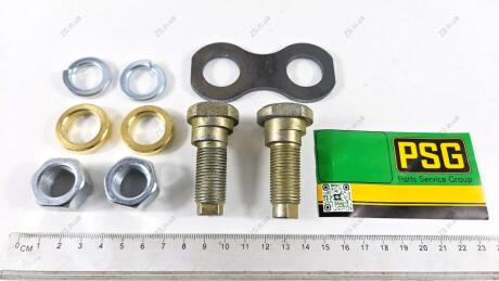 Эксцентрик / Палец эксцентриков перед./зад. ГАЗ 3307,3309,4301 в сборе с пластиной (5 наимен.) PSG 4301-3501068-01