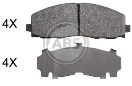Колодка гальм. диск. перед. (ABS) A.B.S. 37936