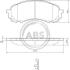 Колодка гальм. SUBARU Impreza передн. (ABS) A.B.S. 37443 (фото 1)
