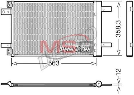 Конденсер кондиціонера Denso DCN21032