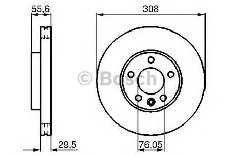 Гальмівний диск Bosch 0986479B88