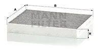 Фільтр салону MANN-FILTER CUK24024