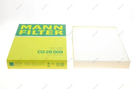Фільтр салону MANN-FILTER CU28009