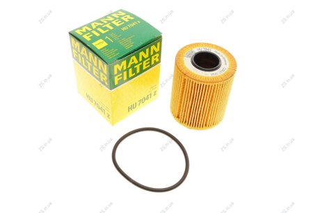 Масляний фільтр MANN-FILTER HU7041Z