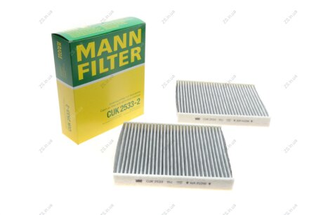 Фiльтр салону MANN-FILTER CUK2533-2