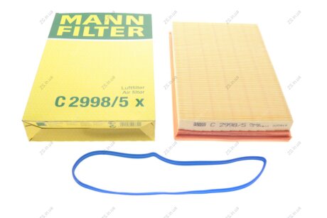 Повітряний фільтр MANN-FILTER C2998/5X