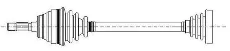 Піввісь METELLI 17-0883
