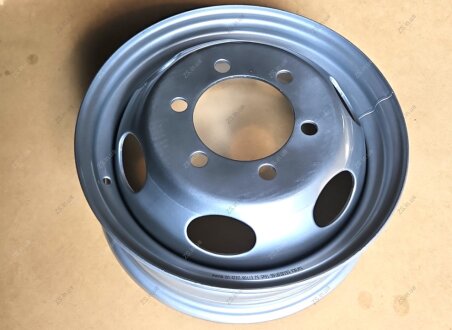 Диск колесный 16H2х5,5J ГАЗ 3302, IVECO (круглые отв.) серебрист. Газель PSG 3302-3101015-05