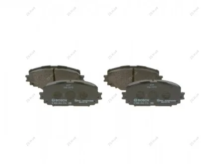 Колодки гальмівні дискові (комплект 4 шт) Bosch 0986494770