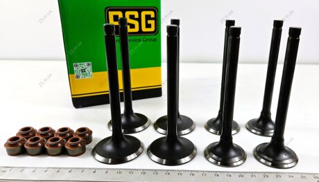 Клапан впуск./выпуск.402,4215, 4216 (впуск-4.выпуск-4+ 8 сальн клап.) Газель PSG 4021-1007010/15 КОМП8