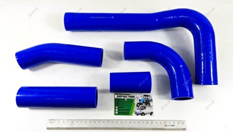 Патрубок радиатора ГАЗ 3302 (дв.4215) (компл. 5шт) СИЛИКОН STANDARD (Китай/ АвтоПрестиж) China 4215-1303000-СИЛ*