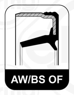 Сальник гумометалевий Elring 943.150