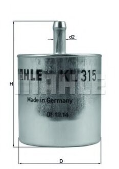 Паливний фільтр BMW мото Knecht/Mahle KL315