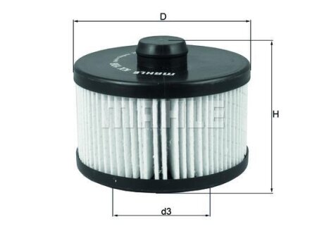 Паливний фільтр Knecht/Mahle KX199D