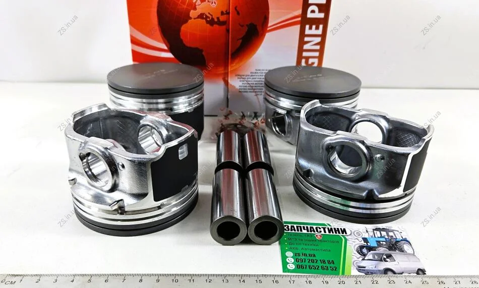 Поршни 96,5/ Поршень цилиндра Газель NEXT,Бизнес дв.Evotech 2,7 d=96,5 (4ШТ.) (Г)+пал. AMP PX-UAZ-4A-5658-000-D (фото 1)