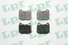 Колодки гальмівні дискові (комплект 4 шт) LPR 05P137 (фото 1)