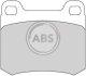 Колодка гальм. MB 190/200/300/C/E задн. (ABS) A.B.S. 36498/1 (фото 1)