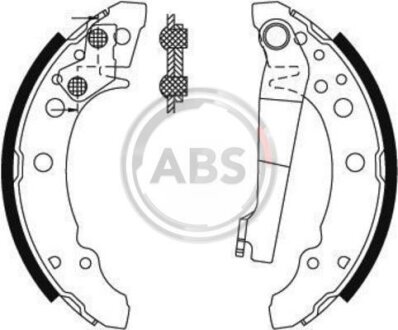 Колодка гальм. барабан. AUDI/SEAT/VW 50/80/AROSA/GOLF задн. (ABS) A.B.S. 8772
