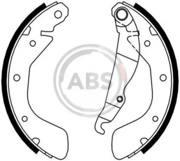 Колодка гальм. барабан. DAEWOO / OPEL Aranos / Espero / Astra задн. (ABS) A.B.S. 8885