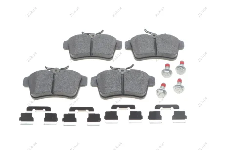 Комплект гальмівних колодок з 4 шт. дисків Bosch 0986494640