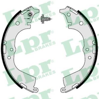 Колодки гальмівні барабанні (комплект 4 шт) LPR 07225