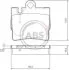 Колодка гальм. MB CL / S (W215/220) задн. (ABS) A.B.S. 37150 (фото 1)