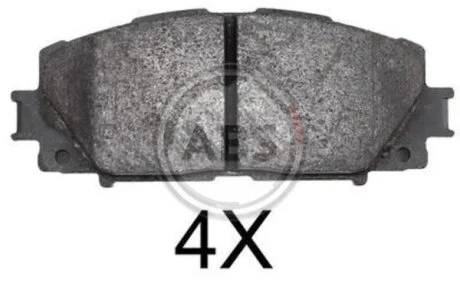 Колодка гальм. диск. передн. (ABS) A.B.S. 37755