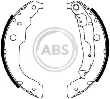Колодка гальм. барабан. (ABS) A.B.S. 9226