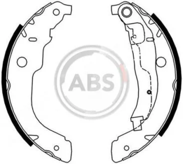 Колодка гальм. барабан. (ABS) A.B.S. 9226